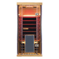 SR01 1-person red cedar full-spectrum infrared sauna