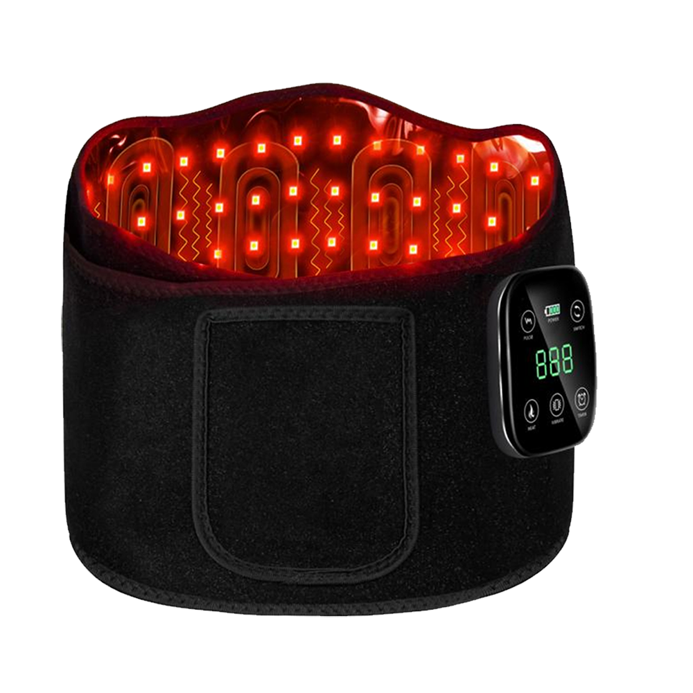 SunGlow RB105 Wearable Red Light Therapy Belt – Rechargeable, 51" Wrap