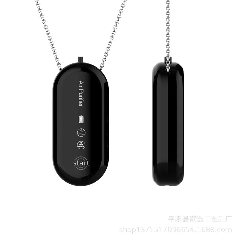 Neck-Hung Air Purifier Portable Travel Business Trip Air Cleaner for On-the-Go Fresh Air Purification