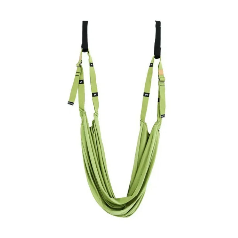 Yoga Stretch Strap Aerial Pilates Fitness Training Band Women Hammock Stretch Trainer with Door Anchor Gym Belt for Home Gym Use