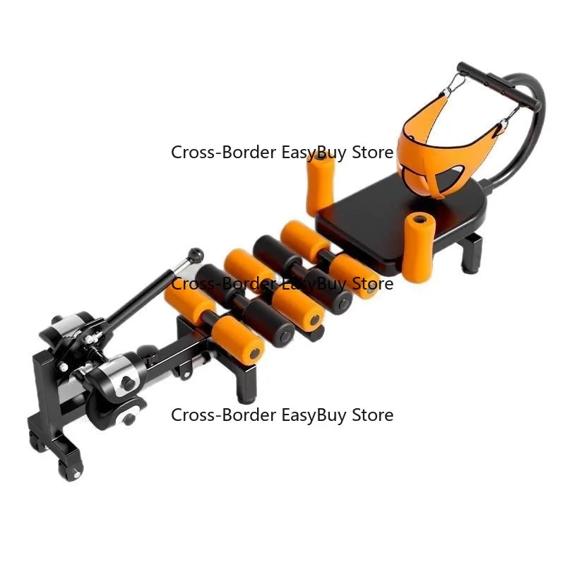 Electric Neck Waist Traction Bed, Physiotherapy Massage Stretching Device for Pain Relief