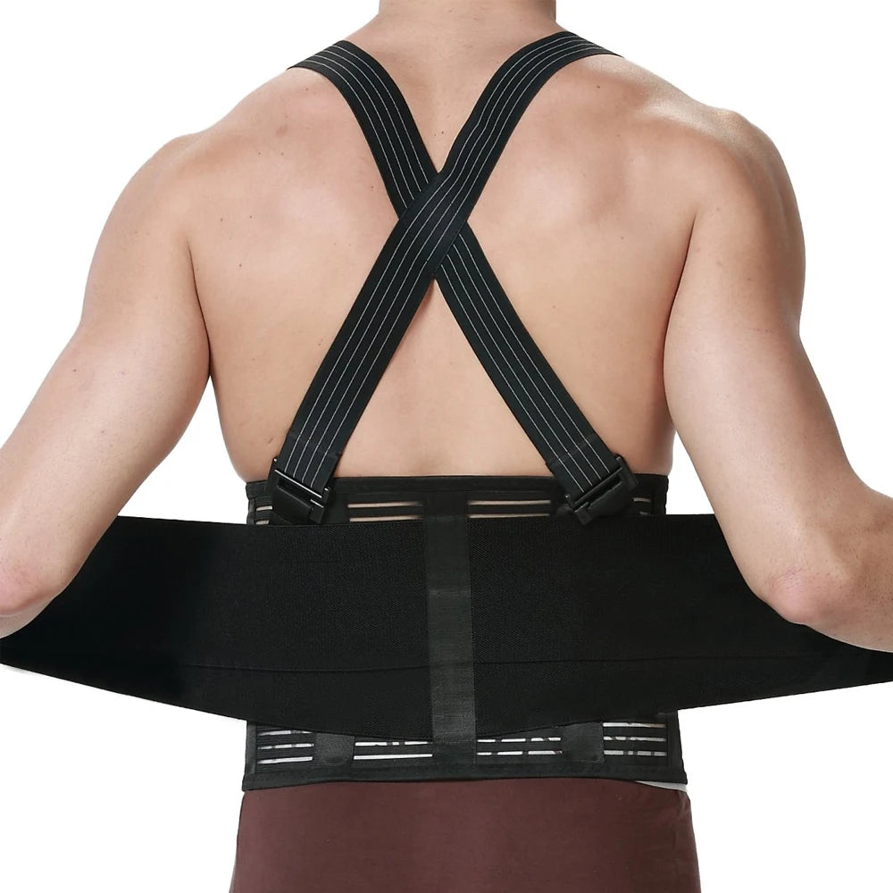 1PCS Working Lumbar Lower Back Brace Support Belt with Adjustable Straps- Back Pain Relief,Injury Recovery,Heavy Lifting Support
