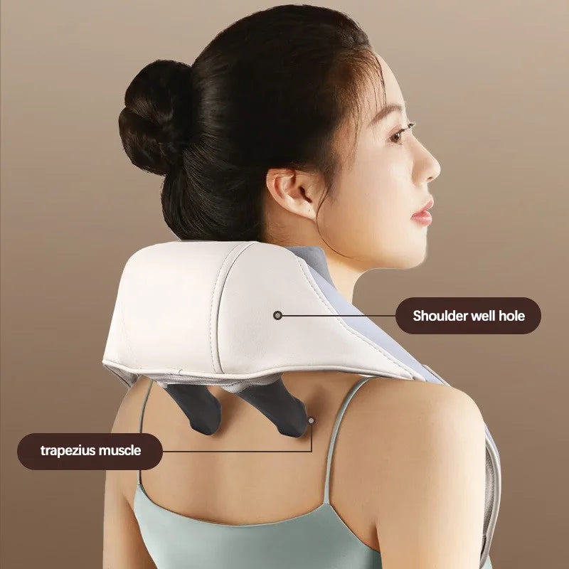 Electric Neck and Shoulder Pain for Spinal Pain Hot Compress Soothing Massage Neck Muscle Relaxation Massage Shawl