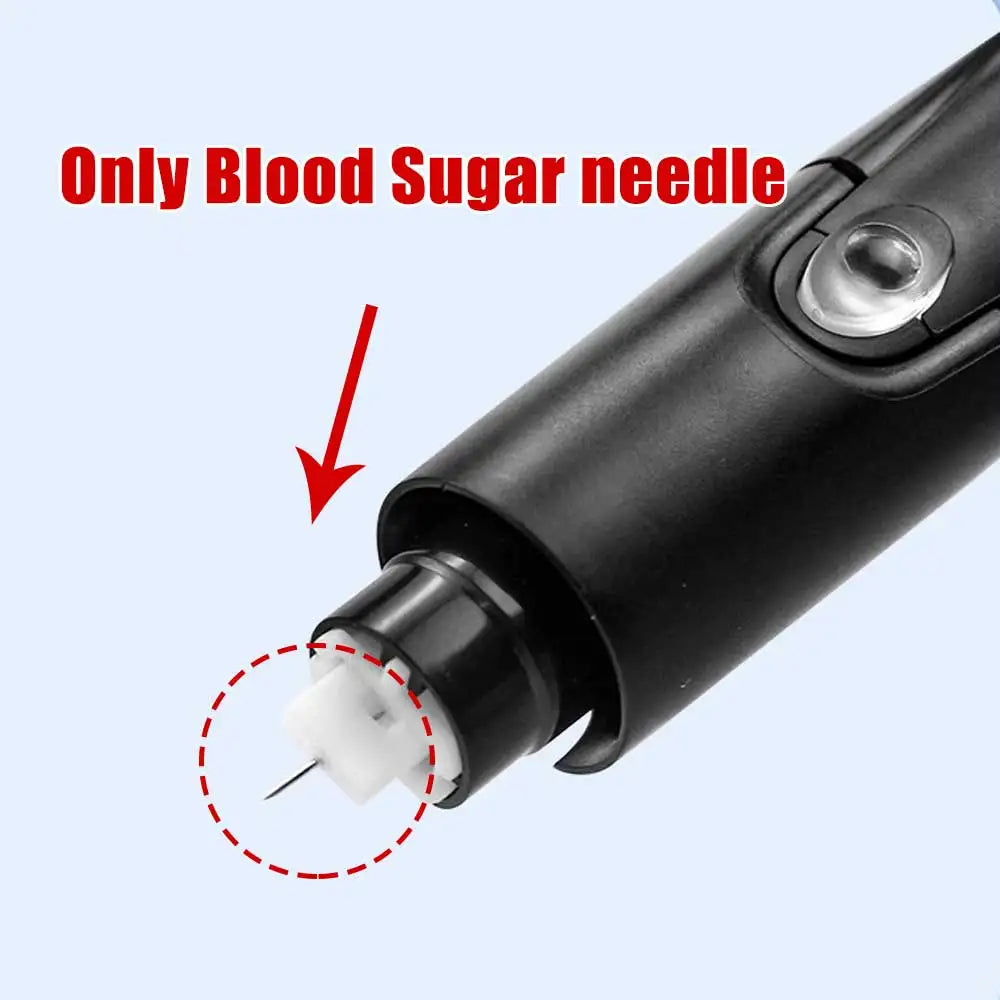 50Pcs Sterile Lancets Kit 28G w/ Lancet Pen Glucose Meter Disposable Needles Measuring Blood Sugar Level For Medical Diabetes