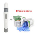 50Pcs Sterile Lancets Kit 28G w/ Lancet Pen Glucose Meter Disposable Needles Measuring Blood Sugar Level For Medical Diabetes