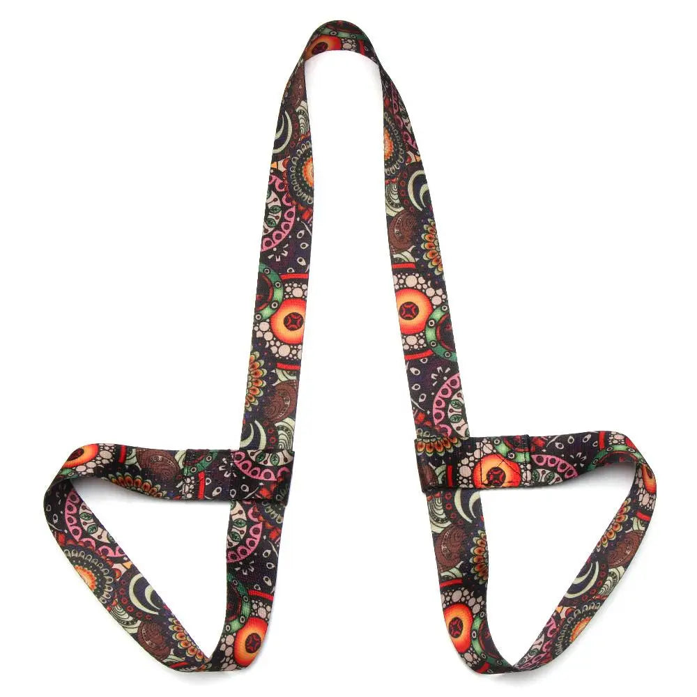 Yoga Mat Strap Belt Adjustable Sports Sling Shoulder Carry Strap Belt Exercise Stretch Fitness Equiment Elastic Yoga Belt Hot