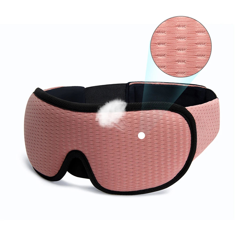New Brand 3D Sleeping Mask Block Out Light Sleep Mask For Eyes Slaapmasker Eye Shade Blindfold Sleeping Aid Face Mask Eyepatch
