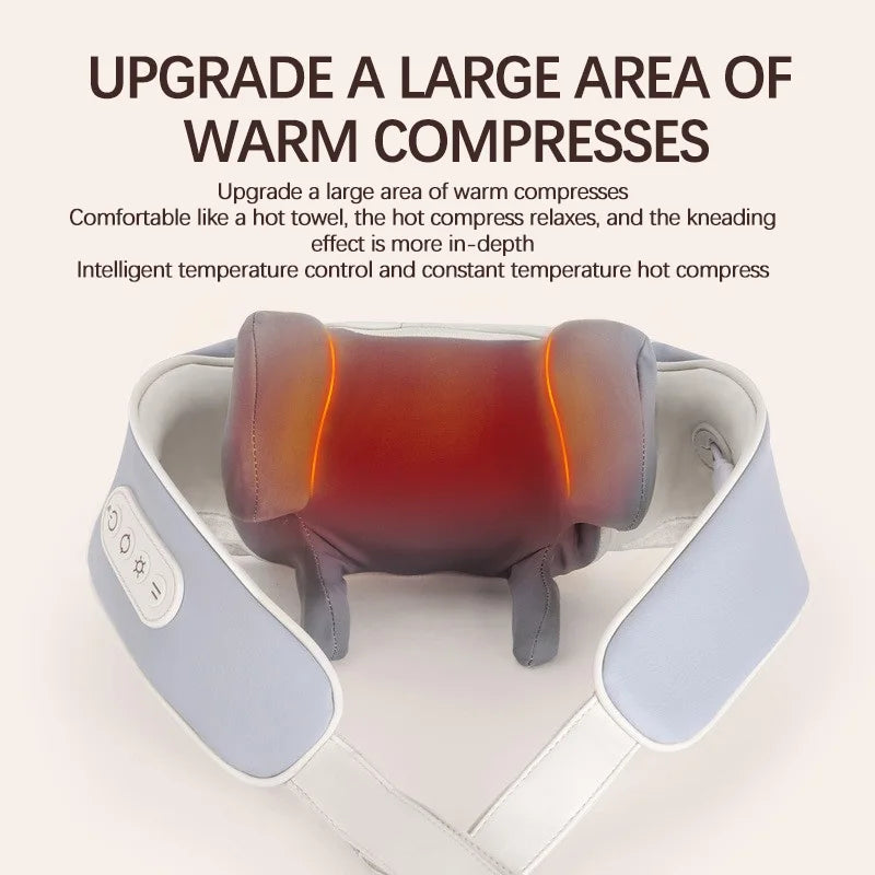 Electric Neck and Shoulder Pain for Spinal Pain Hot Compress Soothing Massage Neck Muscle Relaxation Massage Shawl