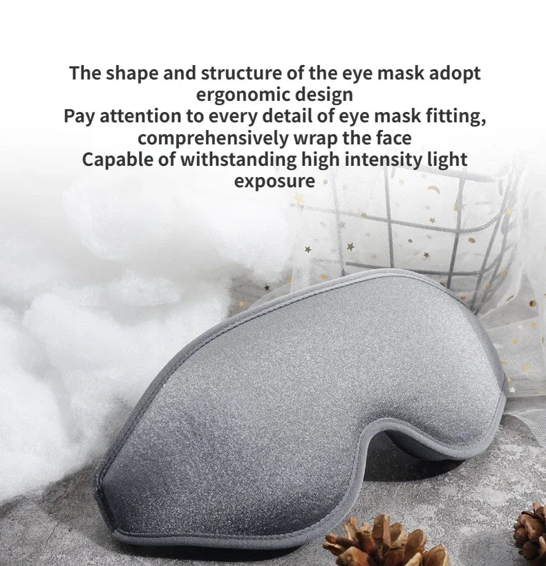 3D Sleeping Mask Memory Foam Block Out Light Sleep Mask Eye Shade Blindfold for Eye Sleep Masker Sleeping Aid Face Mask Eyepatch
