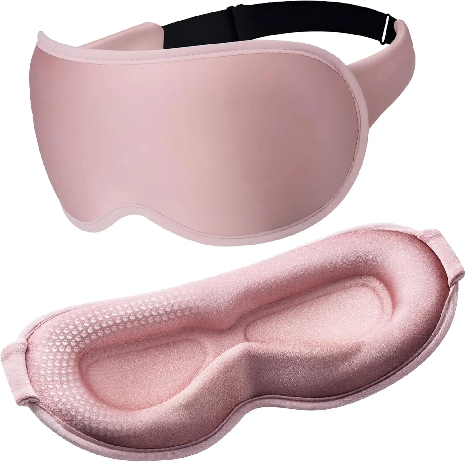 3D Contoured Eye Mask with Zero Pressure, 100% blackout,Eye mask for Sleep,Suitable for offices, napping, travel, and relaxation