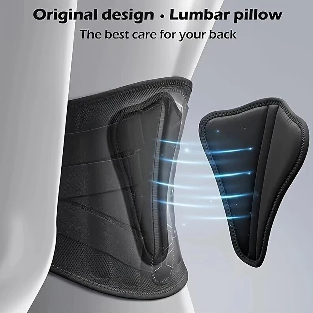 Back Brace for Lower Back Pain Relief - Lumbar Support Belt with Adjustable Pulley System,Bionic Spine Design -  for Men &Women