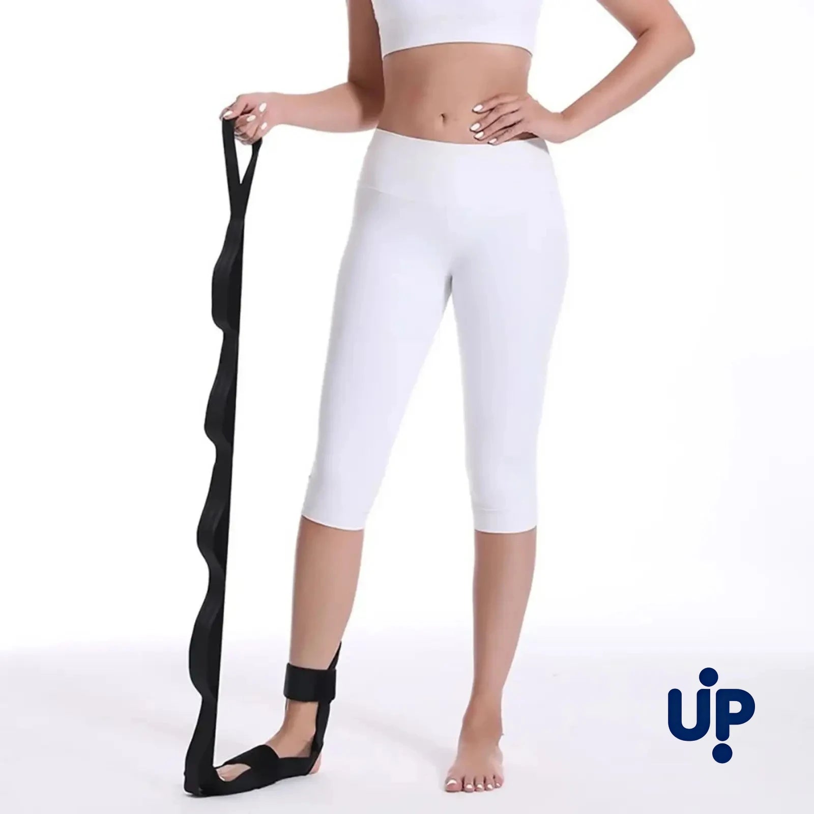 Yoga stretching belt, segmented stretching belt, 7-level adjustable stretching belt for yoga exercise and training