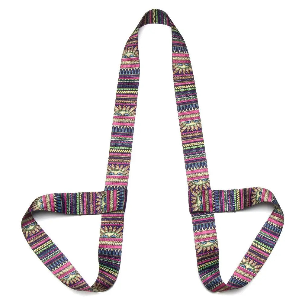 Yoga Mat Strap Belt Adjustable Sports Sling Shoulder Carry Strap Belt Exercise Stretch Fitness Equiment Elastic Yoga Belt Hot