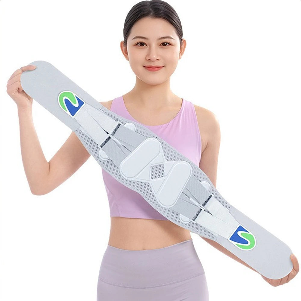 Lower Back Brace for Pain Relief - Lumbar Support Belt with 4 Support Bars,Adjustable for Men & Women,Sciatica,Posture Corrector