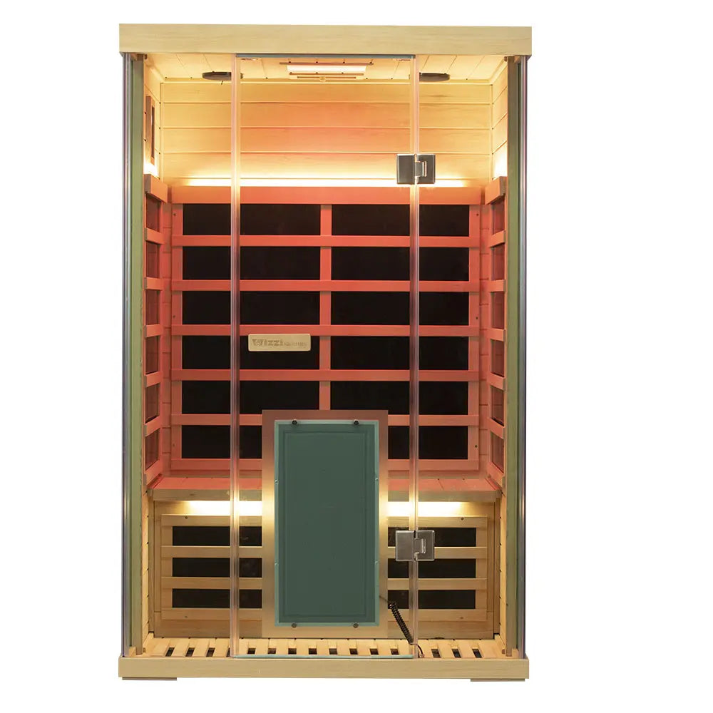 SH02 2-person hemlock full-spectrum infrared sauna